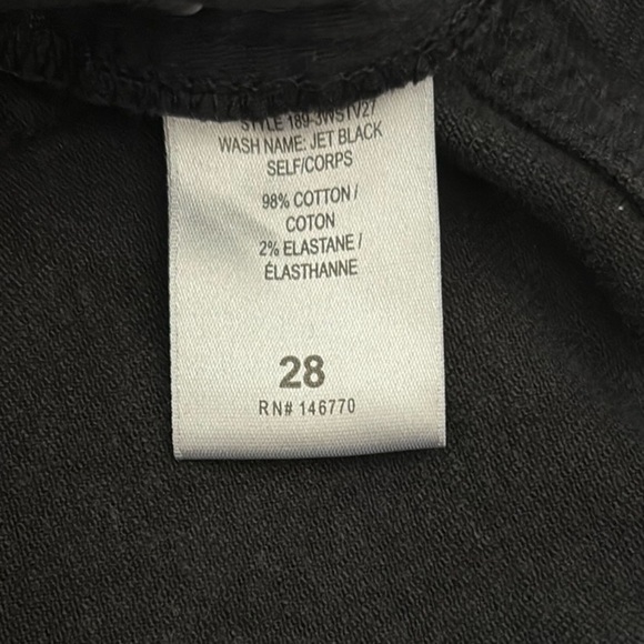 Re/Done stovepipe raw hem jeans , sz : 28 - Picture 12 of 13